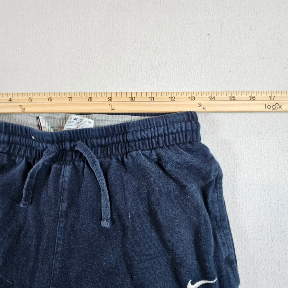 Nike Sweatpants‎ Mens Small Navy Blue Cotton Drawstring Straight Leg 412172-475
